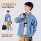Boys' Spring Soft Denim Shirt ເດັກນ້ອຍພາກຮຽນ spring ແລະດູໃບໄມ້ລົ່ນແບບໃຫມ່