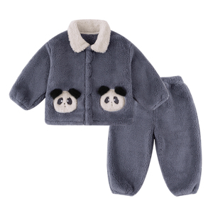 【嘟嘟家】冬季宝宝珊瑚绒家居服