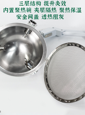 双头器具家用熏蒸一体机艾灸