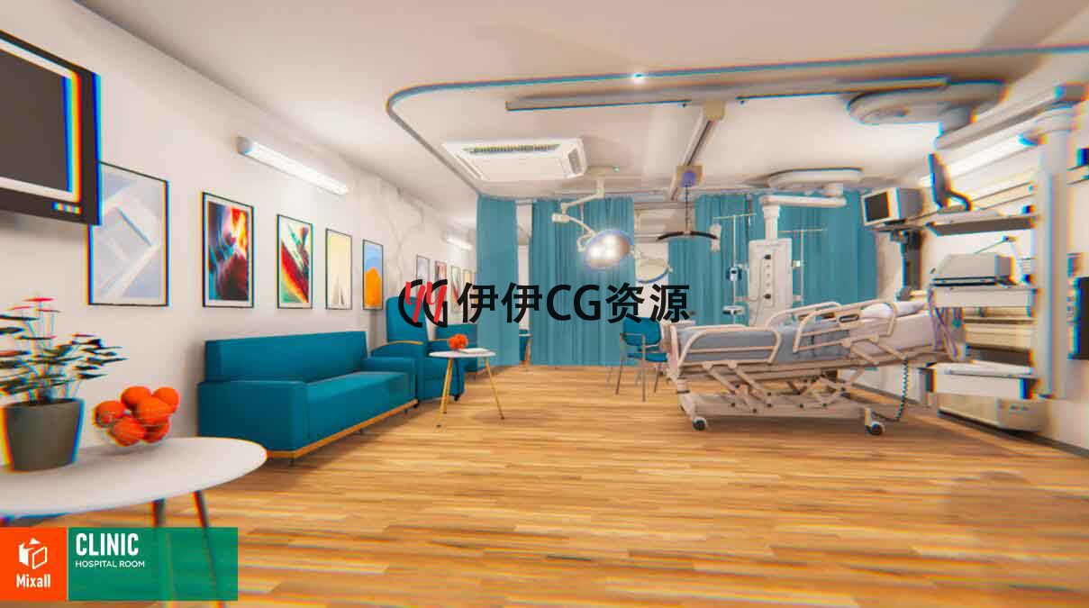 Unity3D 医院手术室急救病房病床场景 Clinic Hospital room 1.0 - 图3