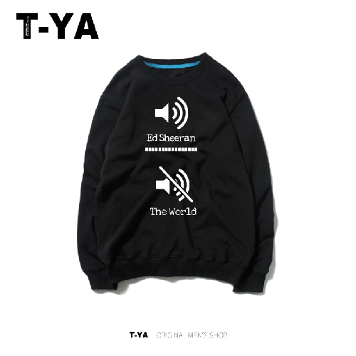 Ed Sheeran专辑艾德希兰黄老板周边同款春秋圆领男女卫衣 长袖B款 - 图2