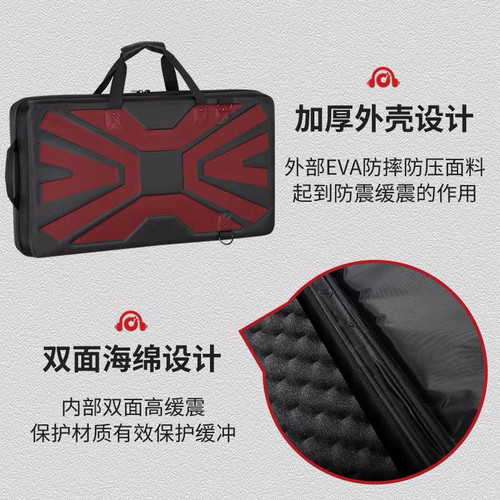 先锋DDJ1000 GREV6 FLX6 XDJRX3 RX2 Prime4双层硬壳打碟机包 - 图1