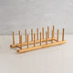 Bowl rack wooden museum book rack tea cake