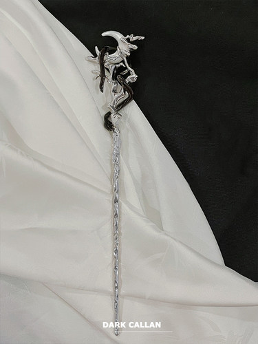 DARK CALLAN“月夜树上挂了条蛇”原创设计发簪新中式小众高级感 - 图3