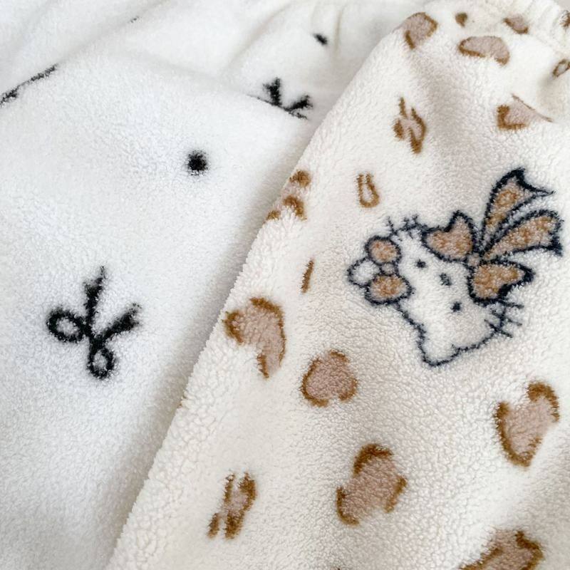 2025冬季女宝宝保暖套装可爱卡通加厚睡衣双面绒翻领家居服两件套,淘宝优惠券,粉丝福利购,淘宝优惠卷