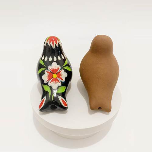 浚县非遗特产泥咕咕泥泥狗泥塑儿童自己手工绘制玩具半成品可吹响 - 图2