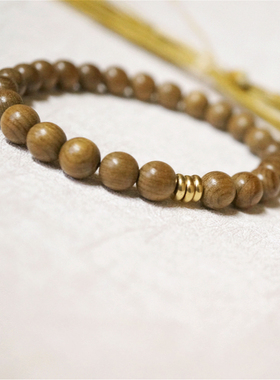 复古文艺金丝楠阴沉木乌木佛珠