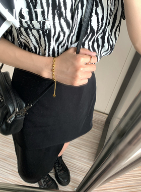 小众日韩风猪鼻高级感钛钢手链