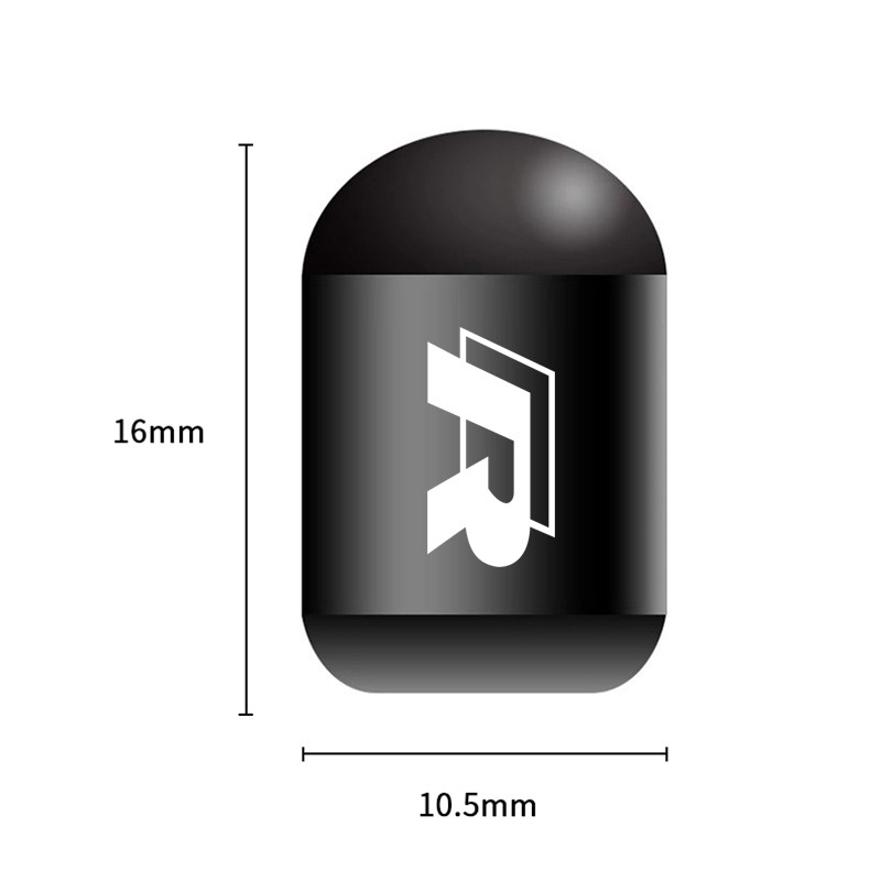 气门嘴帽R标个性创意改装汽车轮胎气嘴气门芯盖金属防护装饰用品 - 图2