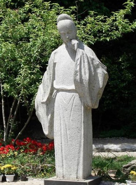 定制赵汝适彭义斌李全雕塑做杨妙