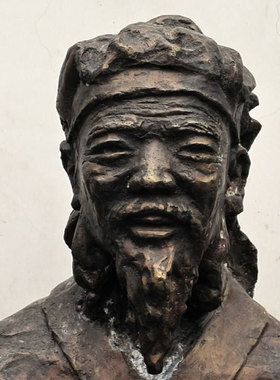 汪大钟嗣成王蒙雕塑谢应芳施耐庵