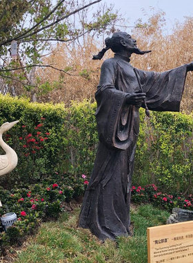 石膏定制张昭华歆张郃曹洪雕塑像