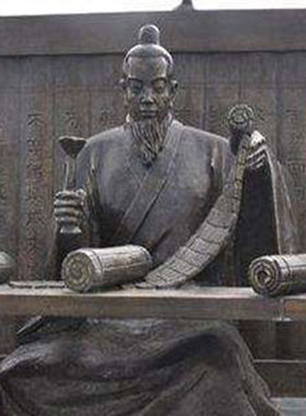定制罗复梁寅宋濂刘基刘伯温雕塑