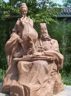 定制庄蹻屈平屈原靳宋玉雕塑廉颇