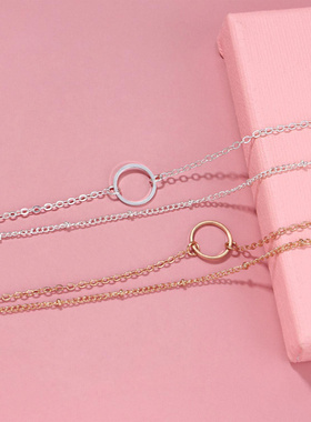 欧美跨境饰品女士时尚几何镂空圆