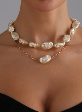 欧美跨境饰品时尚巴洛克ins风