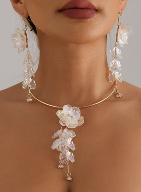 欧美跨境饰品彩色扇贝立体花朵