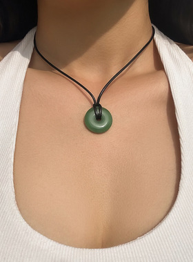 欧美跨境饰品抽拉玻璃叠戴百搭