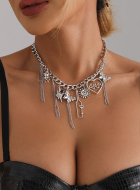 欧美跨境饰品爱心蝴蝶小熊瓶子