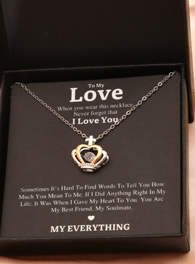 欧美跨境饰品母亲节项链女士简约