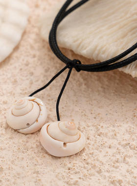 欧美跨境沙滩度假海螺贝壳流苏