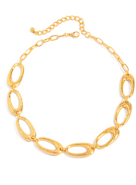 欧美跨境朋克漩涡圆环吊坠项饰品