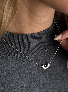 欧美跨境项饰女小众设计感冷淡风