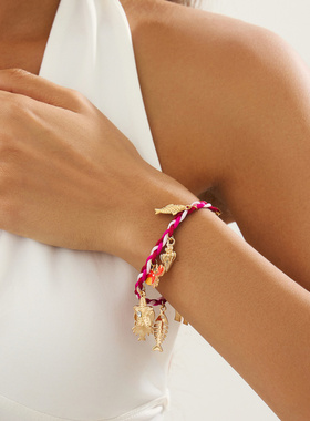 欧美跨境夏季海洋风海星螃蟹手饰