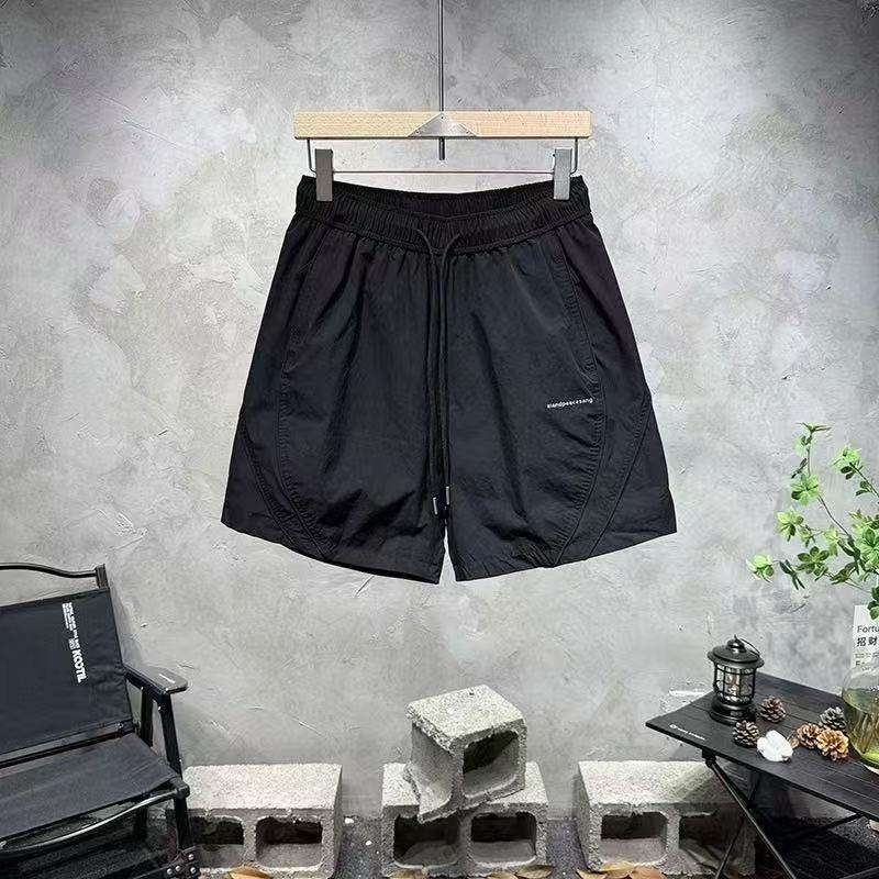 2025春夏男士简单设计感线条百搭时尚潮流抽绳短裤工装休闲,淘宝优惠券,粉丝福利购,淘宝优惠卷