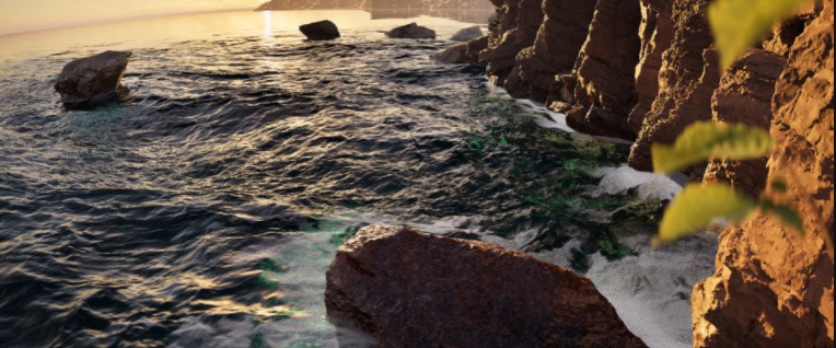 UE5虚幻5.3 Ocean System for Rendered Cinematics V2.5&V2 海洋 - 图1