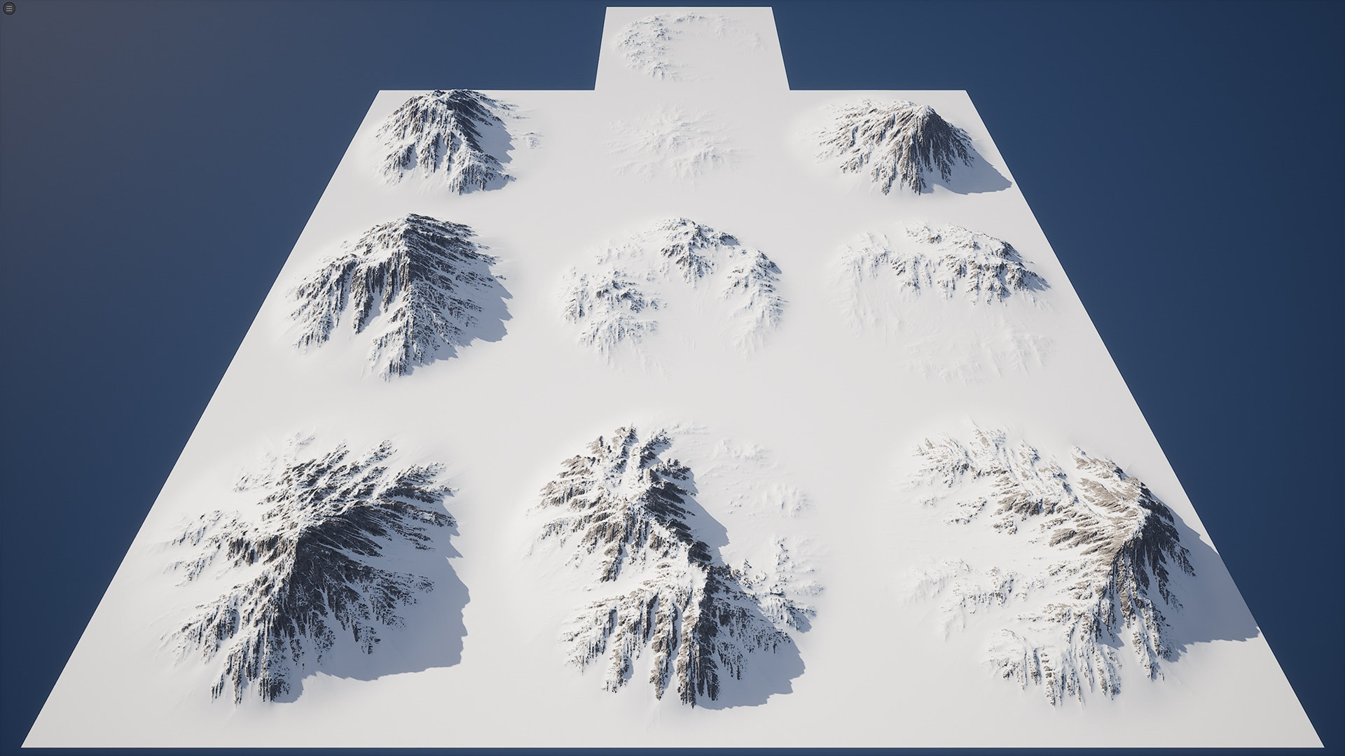 UE5虚幻5逼真写实雪山场景静态网格体模型大自然视觉背景素材 - 图2