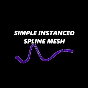 UE5虚幻5.3 Simple Instanced Spline Mesh 简单实例线样条插件 - 图2