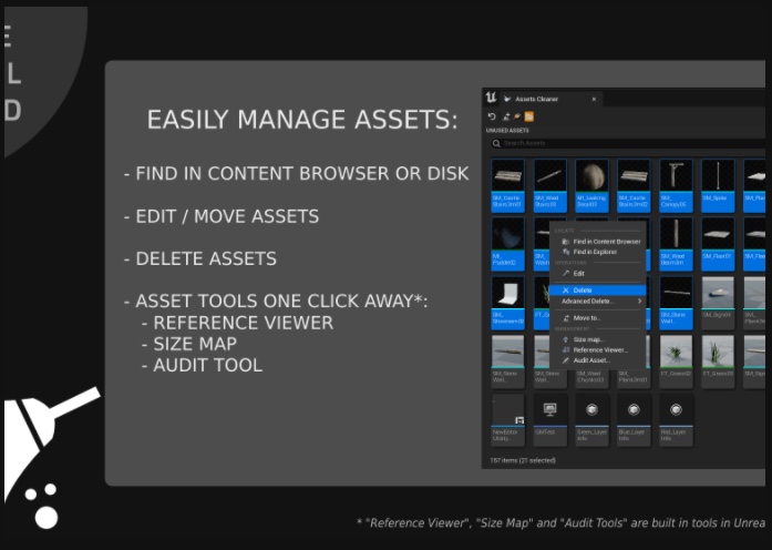 UE4UE5.3 Assets Cleaner - Project Cleaning Tool 资源清理插件 - 图2