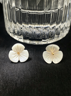 天然贝壳防走光扣磁吸胸针领口扣
