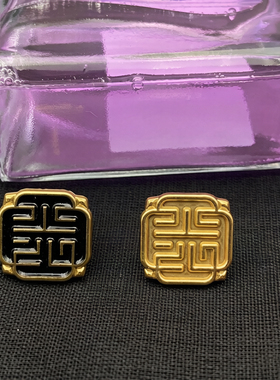 复古中国风金属磁吸胸针不伤衣服