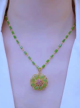 2024新款可旋转太阳花项链