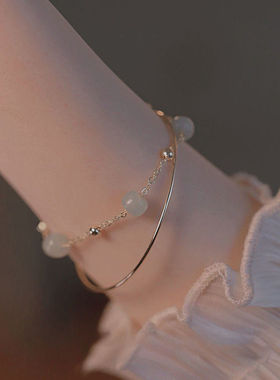 2022新款潮仙手链女双层复古文艺