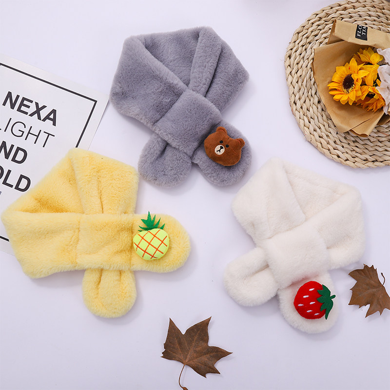 宝宝围巾秋冬毛绒小孩围脖男童女童防风脖套韩国加厚保暖儿童围巾,淘宝优惠券,粉丝福利购,淘宝优惠卷