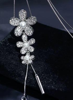 韩国时尚女士长款吊坠项链