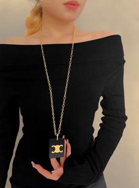 秋冬爆款毛衣链高级感大气配饰