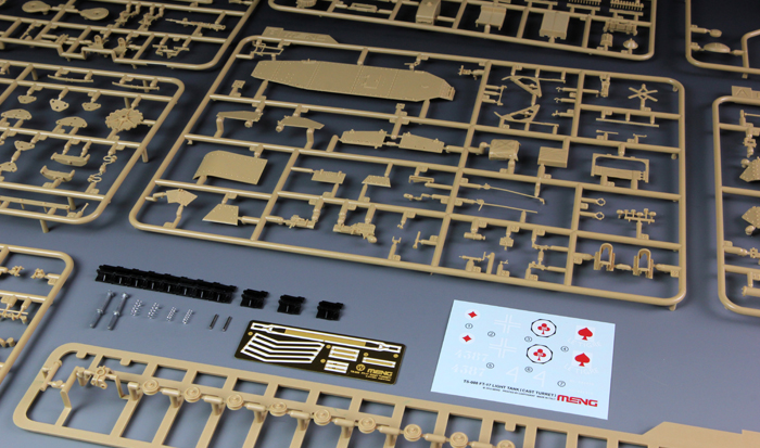 MENG拼装战车模型TS008法国雷诺FT17轻型坦克铸造炮塔 1/35-图2