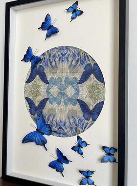 中空2cm3cm干花衍纸立体标本相框