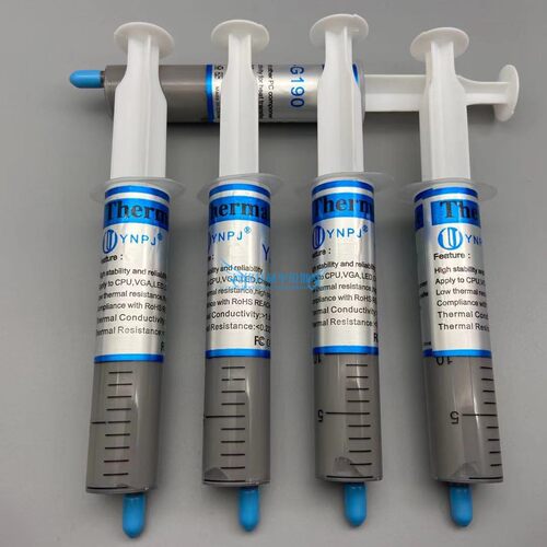 YJ-G190导热硅脂大针管电脑CPU散热硅脂系数1.9导热硅脂膏30g/支 - 图2