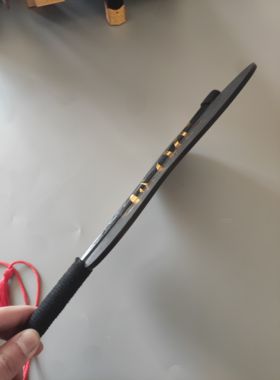日本武士团扇武将指挥作战用具日式盔甲套装配件桌边木制真田家徽