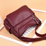 Вместительная и большая кожаная универсальная сумка через плечо, коллекция 2022, из натуральной кожи