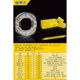 Aviation wear-resistant silent motorcycle brake pads