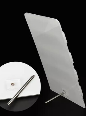 高档白色珠宝钻石4C牌展示牌亚克力4C板裸钻鉴定切工分级销售道具