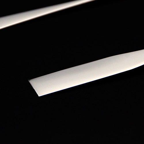 进口不锈钢药刮 180mm扁平/210mm 圆细/ 180mm 圆粗 亚速旺微量药刮 不锈钢微量药勺抹刀 含增票 - 图1