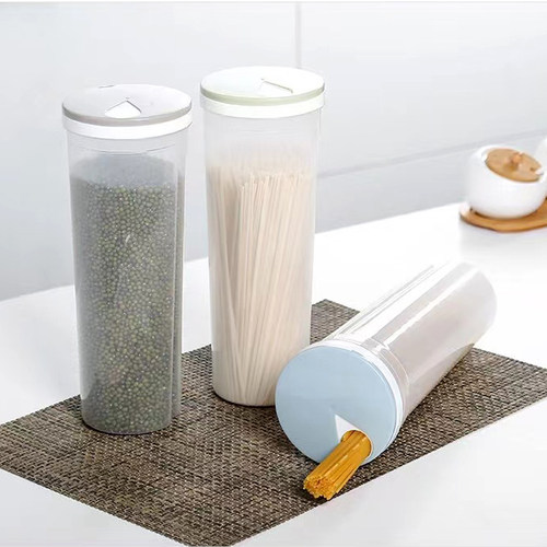 面条收纳盒杂粮挂面储存罐食品级密封罐收纳筒厨房装意面条的盒子 - 图2