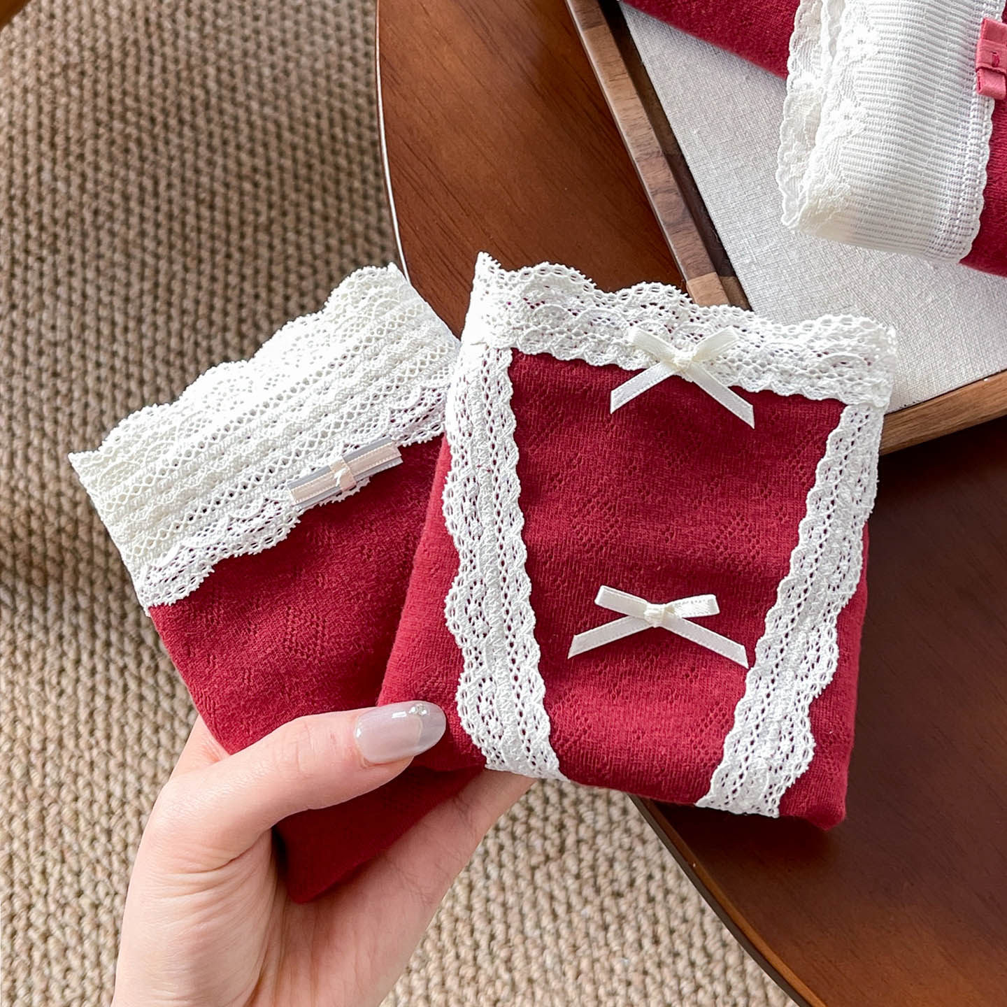 红色高腰内裤女2025新款本命年纯棉抗菌加长裆收腹包臀女士三角裤,淘宝优惠券,粉丝福利购,淘宝优惠卷